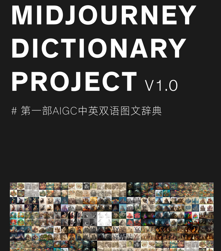 Midjourney中英双语图文辞典，中英双语图文提示词大全PDF